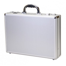 Aluminum Attache Case with Documents Pockets